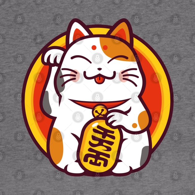 lucky cat - Maneki neko by redwane